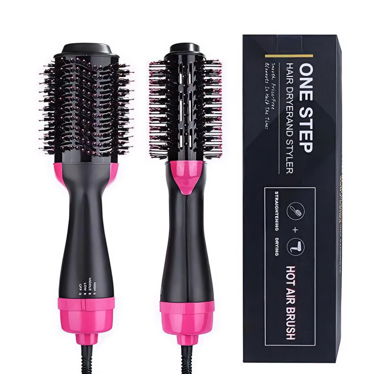 One Step Hair Dryer & Volumizer — Hot Air Brush, Straightener + Styler